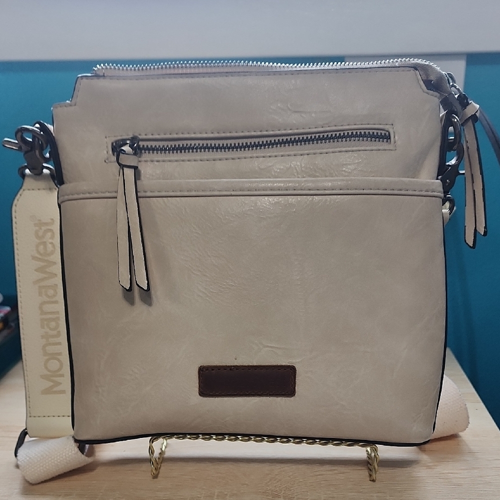 Montana West Beige Crossbody Bag